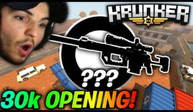 INSANE KRUNKER.IO 30K+ KR UNBOXING!  (I GOT ONE OF THE RAREST CONTRABANDS!)