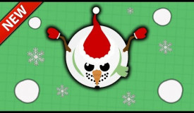 NEW SNOWMAN FULL GAMEPLAY IN MOPE.IO | NEW SKINS IN GOLDEN AGE MOPE.IO