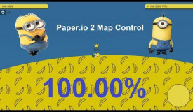 Paper.io 2 Map Control: 100.00% [Minions]