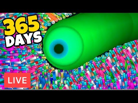 New Playing Slither.io Mobile Game For 1 Year (World ...
