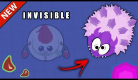 INVISIBLE SNOWMAN TROLLING IN MOPE.IO | SNOWMAN DESTRUCTION IN MOPE.IO