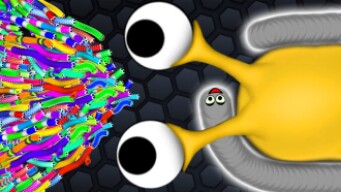 Slither.io 1 Troll Hacker Snake vs 91417 Snakes Epic Slitherio Gameplay!