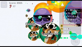 Agar.io CRAZY REVENGE JAPANSE SAVAGERS, CROWDED JP SAVAGERS