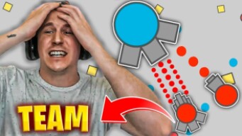 POKER VS TEAMS EN FFA DIEP.IO **ESTA PROHIBIDO!!**