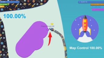 Paper.io 3 Map Control 100.00% [World Record]