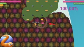 Paper.io 3 [Slither.io] Map Control 100.00%