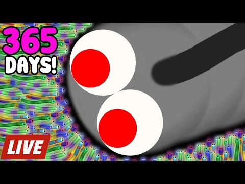 Playing Slither.io Mobile Game for 365 Days ( World Record ...