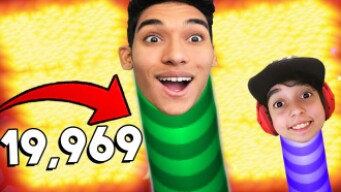 DESAFIEI O AUTHENTIC E OLHA NO QUE DEU! kkkk - tipo SLITHER.IO