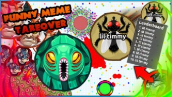 LIL TIMMY TAKES OVER AGAR.IO... AGAIN!