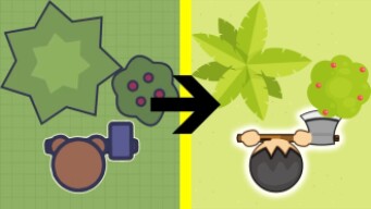 This is a Moomoo.io Clone (Takemine.io, 100 Kills)