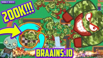 BRAAINS.IO | ULTIMATE GAINS! BIZCUIT BECOMES 200K ZOMBIE & EATS EVERYONE + NEW SPOTS + EPIC JUKES