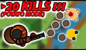 20 KILLS IN SOLO SQUADS IN THE POTATO MODE ! | SURVIV.IO