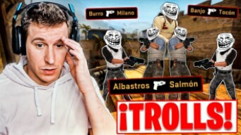 LA PARTIDA MAS TROLL DE CS:GO