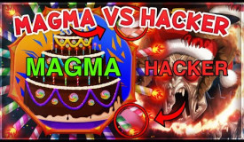 AGMA.IO 1v1 MAGMA VS HACKER?! REVENGE *150 RECOMBINES & 100XXL BOTS?!*