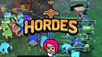 Surviving My First Hour "Hordes.io" NEW EPIC BROWSER MMO! | SKYLENT