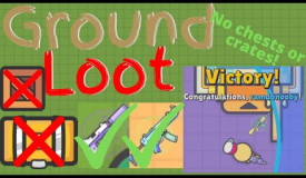 Ground Loot Only Challenge! // No Chests & Crates! // Zombs Royale.io