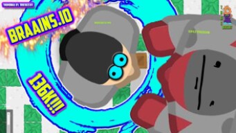 BRAAINS.IO | BIZCUIT EATS BIZCUIT [136K] BIG ZOMBIE TAG NEW HIDING SPOT | TIPS TRICKS & STRATEGY .IO