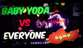 BABY YODA in AGMA.IO | Great reverses and skills