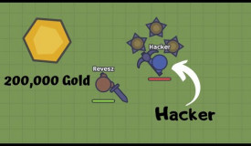 Moomoo.io - Killing a Hacker with 200k Gold