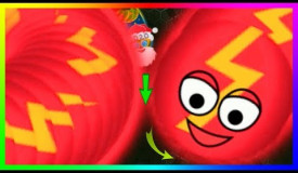 Wormate.io Amazing Santa Worm Trolling Big Pro Worms Wormateio Epic Funny Gameplay