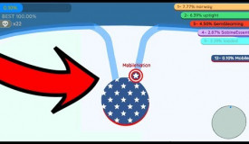 Paper.io 2 INSTANT WIN! From 0 to 100 PERCENT in ONE GO! ZERO to HERO: CAPTAIN AMERICA HACK