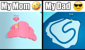 Mom vs Dad - Paper.io 3D