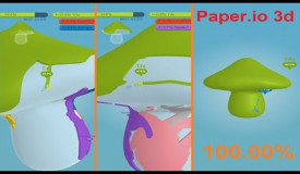 Paper.io 3d Map Control: 100.00% [Cinema Real 3D]