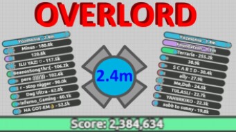 Diep.io | How To Get Hunted By The Entire Server! - 2.38M Overlord