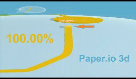 Paper.io 3d Map Control: 100.00% World Record