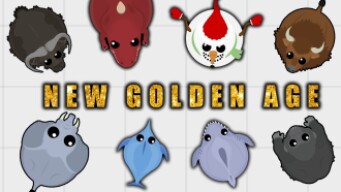 NEW GOLDEN AGE UPDATE IN MOPE.IO | NEW SKINS SHOWCASE & GAMEPLAY