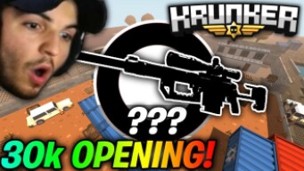 INSANE KRUNKER.IO 30K+ KR UNBOXING!  (I GOT ONE OF THE RAREST CONTRABANDS!)