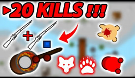 20 KILLS IN SOLO SQUADS IN THE WINTER MODE ! | SURVIV.IO