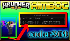 Krunker.io Hack 1.9.7 [100% Real AIMBOT By coder369]