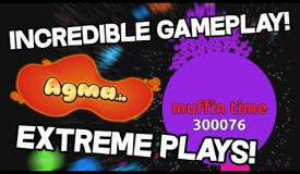 Incredible gameplay on Agma.io! (Extreme plays)