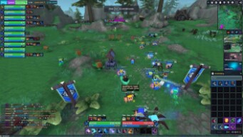 Massive war in Hordes.io