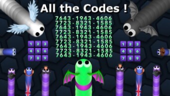 NEW 9 CODES Slither.io - ALL CODES Slitherio WINGS + How to get the codes + AI 70k Happy Christmas