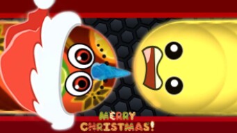 Wormate.io Bad Hacker Snake Vs Christmas Strong Worm Ever Wormateio Gameplay/Funny Moments #02