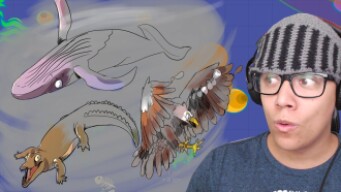 ANIMAIS com DESASTRES NATURAIS - Mope.io