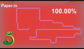 Paper.io Map Control: 100.00% [Snake]