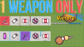 1 Weapon Only Challenge! // Zombs Royale.io