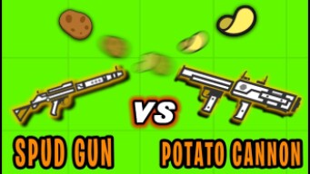 SPUD GUN VS POTATO CANNON! | Surviv.io Potato Update Highlights & Funny Moments