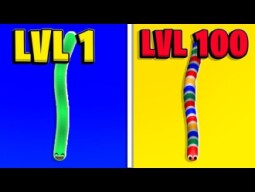 Slither.io - 4-Player Max Points (MEGA LONG) | JeromeASF