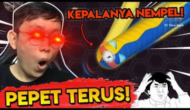 JEBAK NEMPEL Cacing Besar Alaska!! Pasti Tapi Pelan! - Wormate.io Indonesia