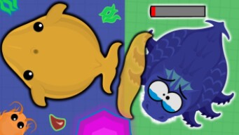 INSANE GOLDEN WHALE TROLLING IN MOPE.IO | GOLDEN WHALE KILLS SEA MONSTER IN MOPE.IO