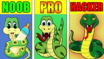 NOOB vs PRO vs HACKER - Little Big Snake Gameplay!