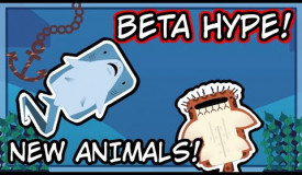 BETA HYPE! NEW ANIMALS! (Deeeep.io Beta Testing Daily Part 1)