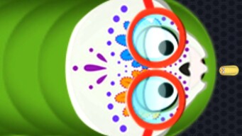 Wormate.io 001 Troll Hacker Worm Vs Tiny Strong Worm Epic Wormateio Best Gameplay Moments #02