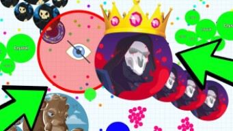 INVISIBLE HACKED? POPSPLIT IN FANIX.IO!!! THE BEST NEW AGAR.IO GAME!