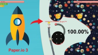 Paper.io 3 Map Control: 100.00% [Jet Epic]