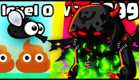 IS THIS THE STRONGEST HIGHEST LEVEL ANIMAL BOSS EVOLUTION? (9999+ DEMON DEVIL LEVEL) l Flyordie.io